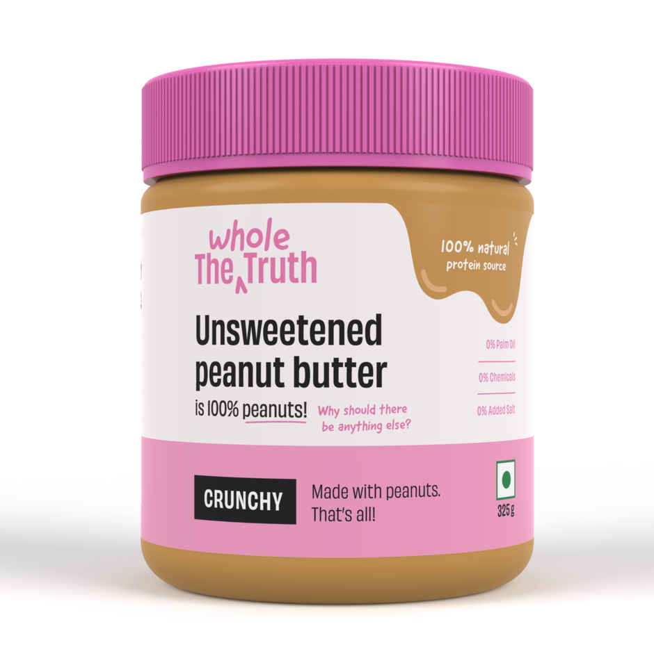 The Whole Truth Crunchy Unsweetened Peanut Butter