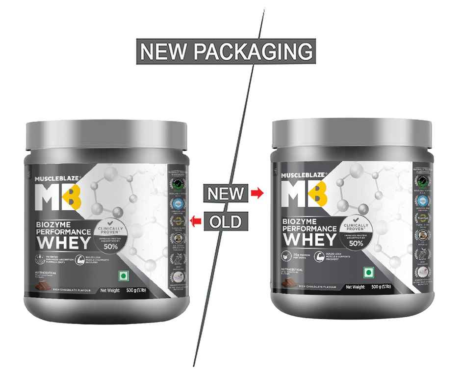 Muscleblaze Biozyme Performance Whey Protein Powder, (Rich Chocolate)