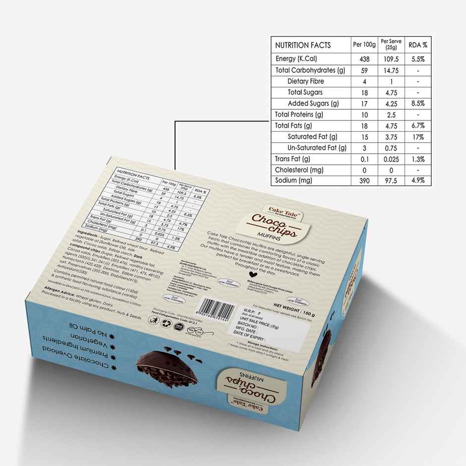 Zep Cake Muffin Chocochip Combo