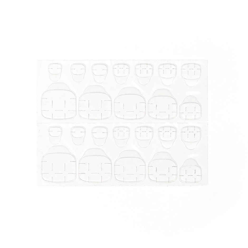 Pep Nails | Glue Tabs | Single Sheet Of 30 | Non Damaging | 1 Week Stay | Easy To Use And Remove