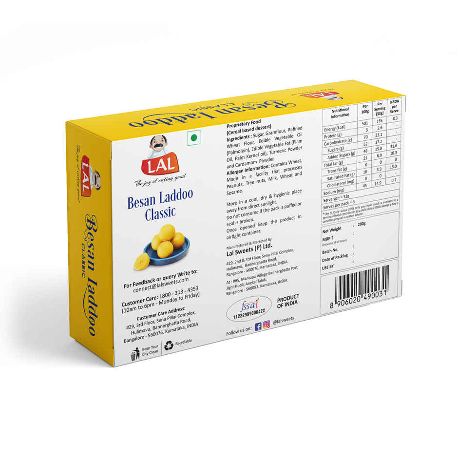 Lal Besan Laddoo Classic | Sweet & Delicious