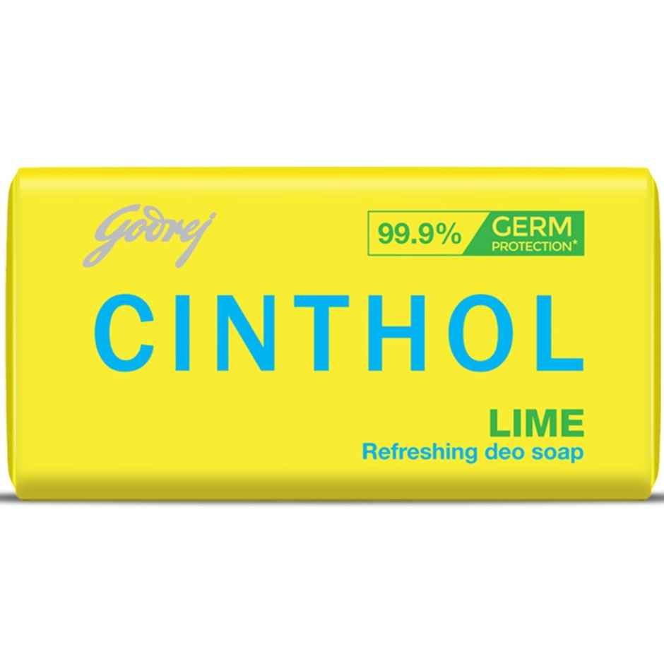 Cinthol Lime Bath Soap - 99.9% Germ Protection