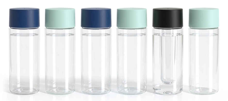 All Time Sleek Water Bottle | 300 ml (Colour May Vary) Combo