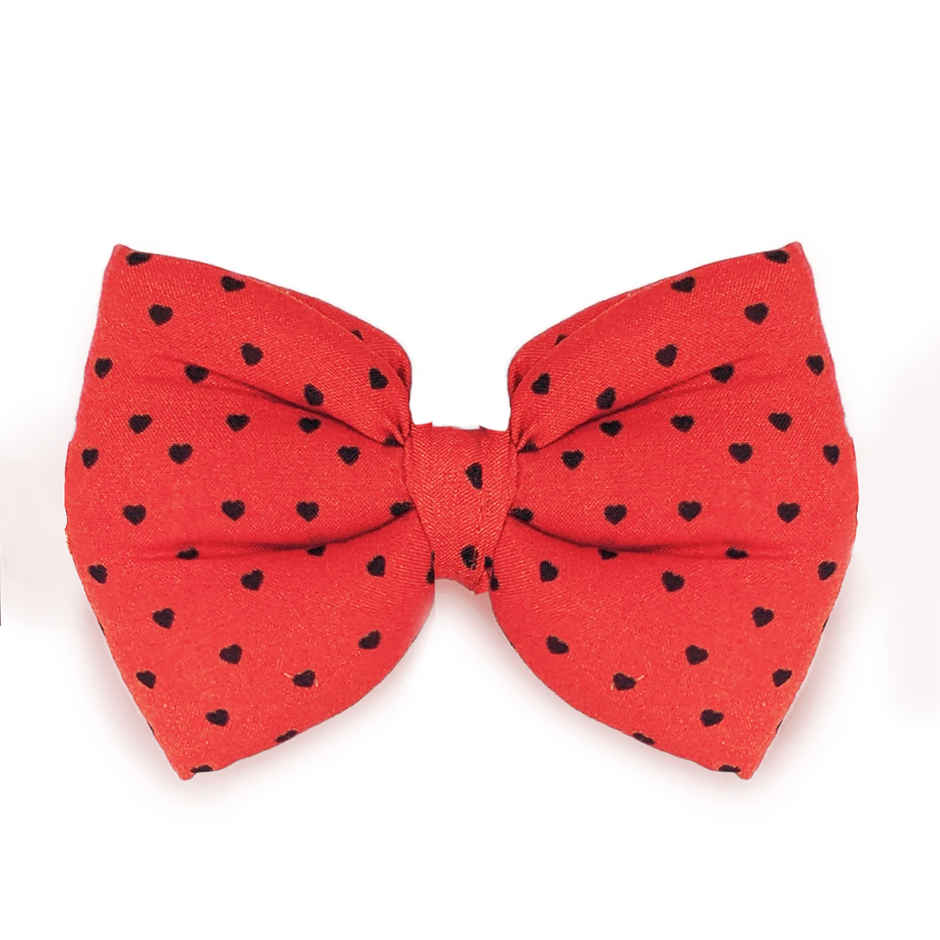 Mutt Of Course Little Hearts Pet Bow Tie