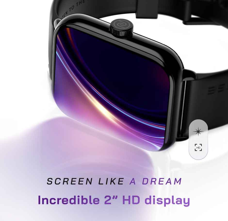 Noise ColorFit Icon 3 Plus Smartwatch | Jet Black