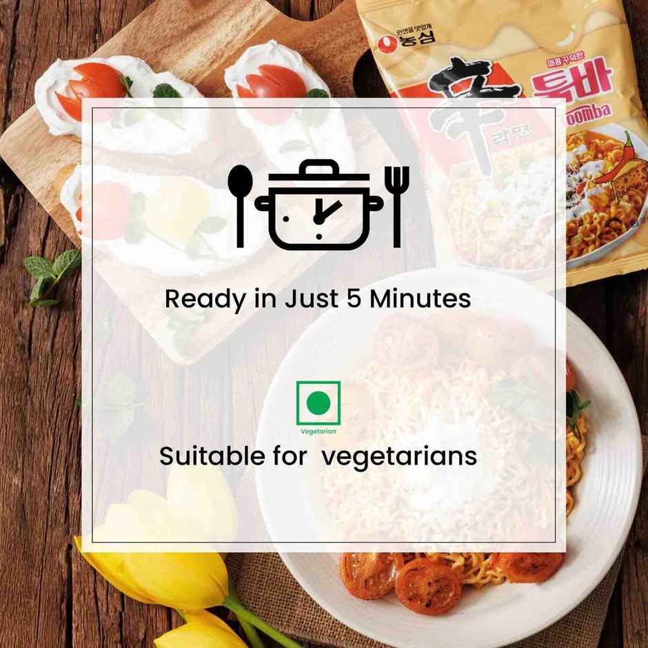 Nongshim Shin Ramyun Stir fry Toomba - Spicy and Creamy Flavour