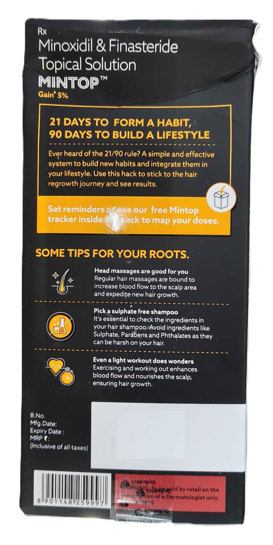 Mintop Gain+ 5% Topical Solution