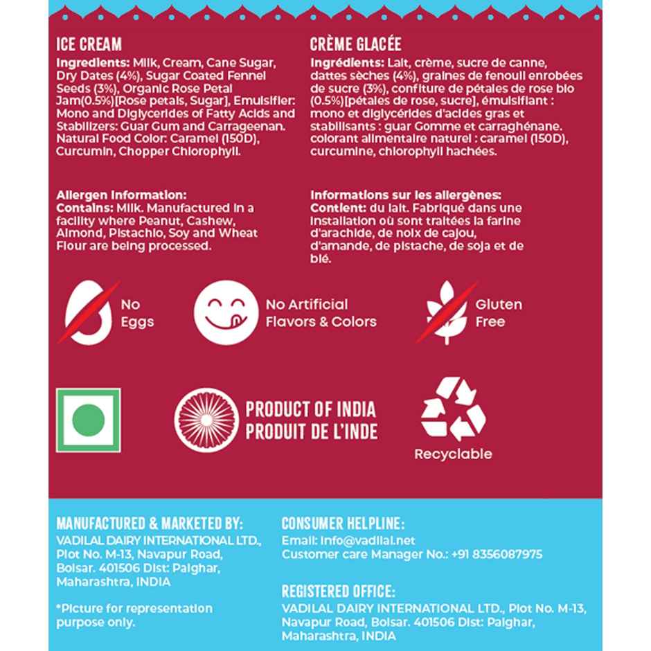 Vadilal Meetha Paan Ice Cream