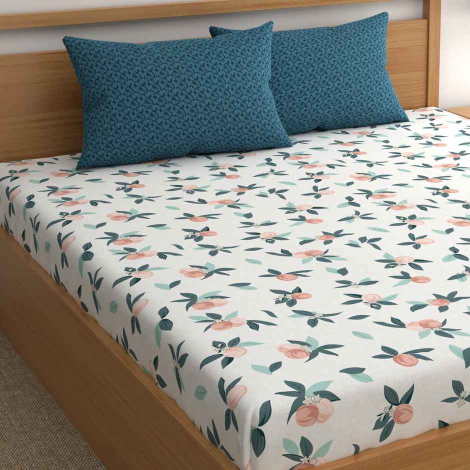 CHHAVI INDIA King Size Bedsheet With 2 Pillow Covers | Design Kb716