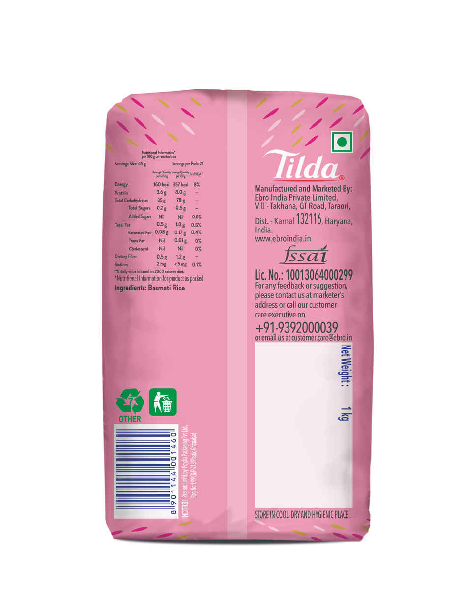 Tilda Rozana Tibar Basmati Rice