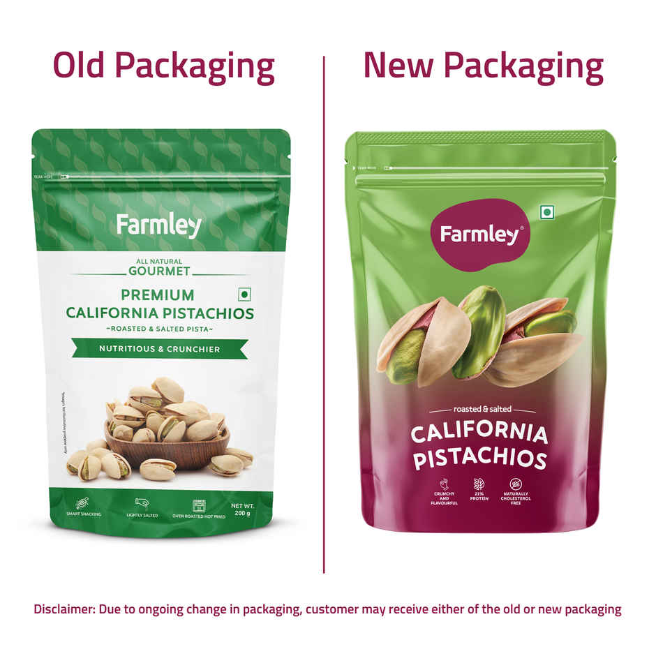 Farmley Premium California Roasted & Salted Pistachios
