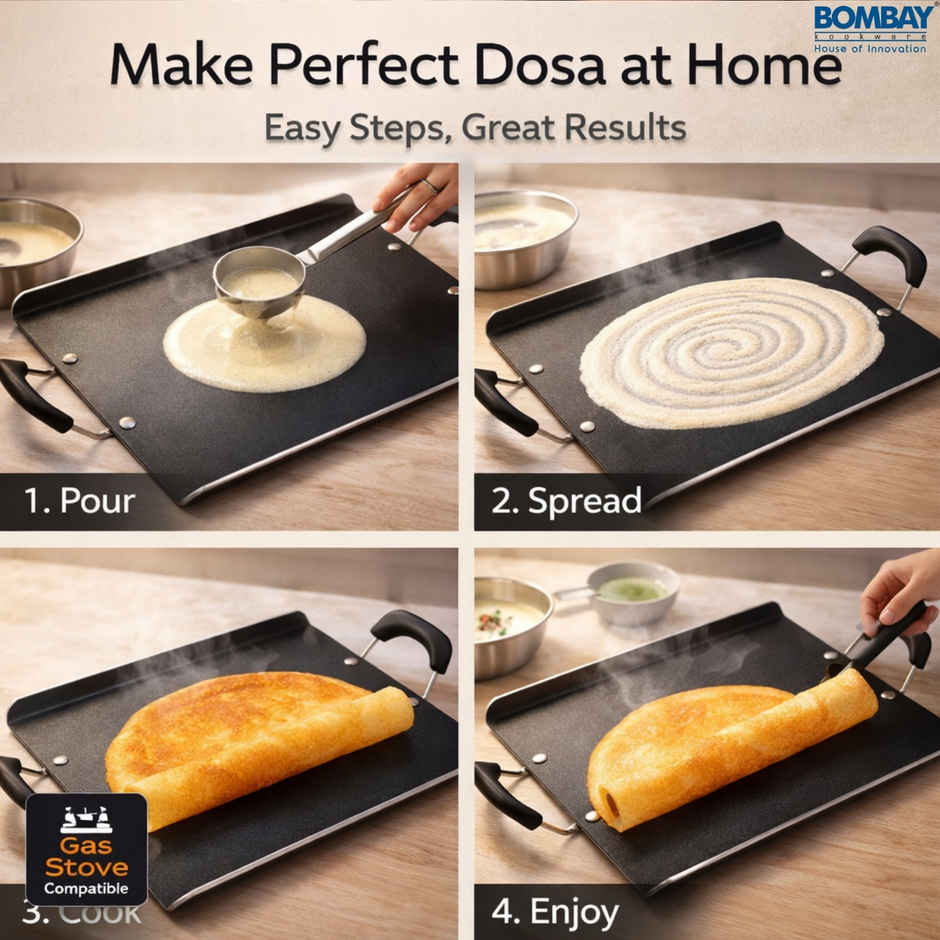 Bombay Kookware Patri Tawa - 14 Inch