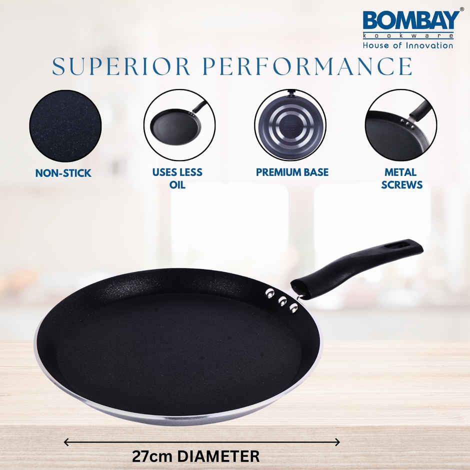 Bombay Kookware Tawa Pan 27Cm