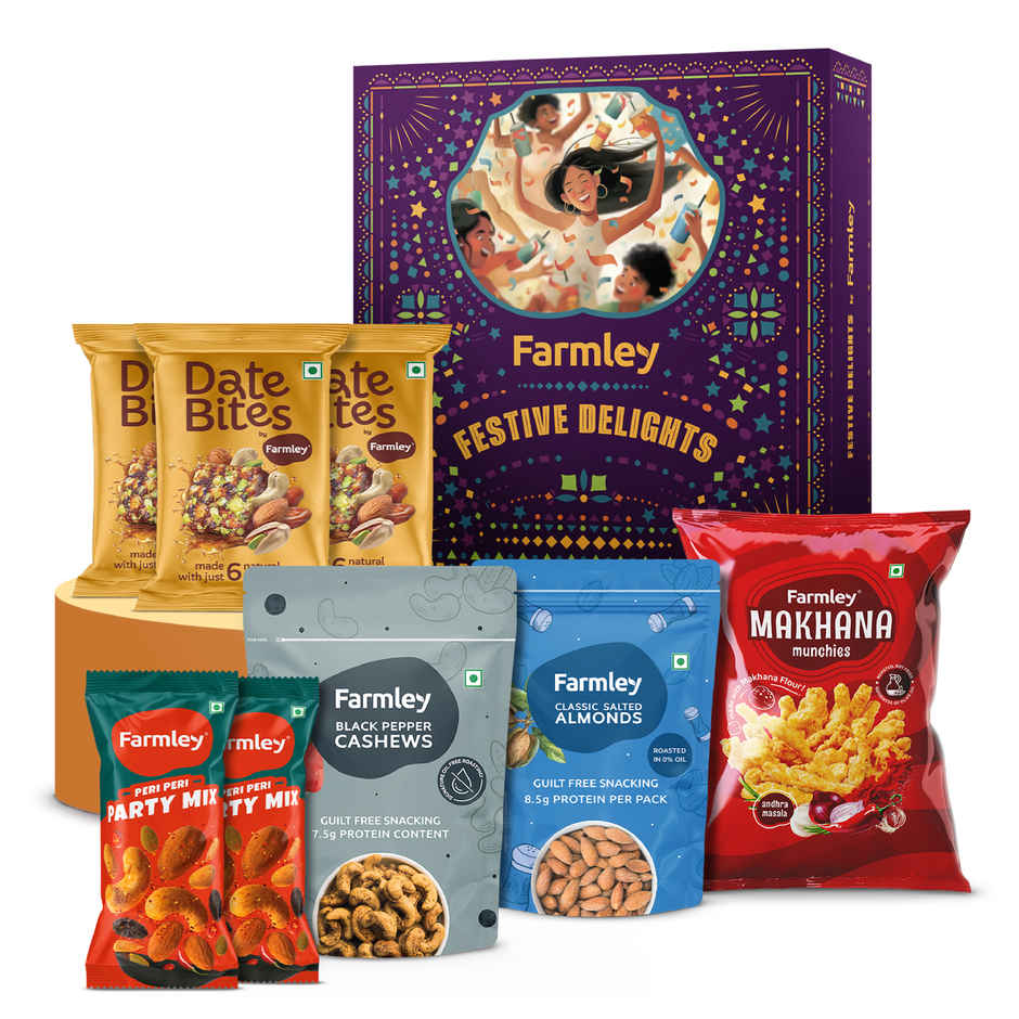 Farmley Festive Delights Dry Fruit Gift Box