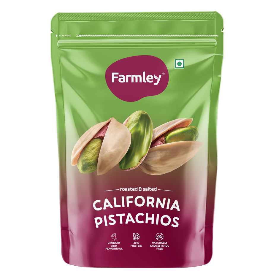 Farmley Premium California Roasted & Salted Pistachios