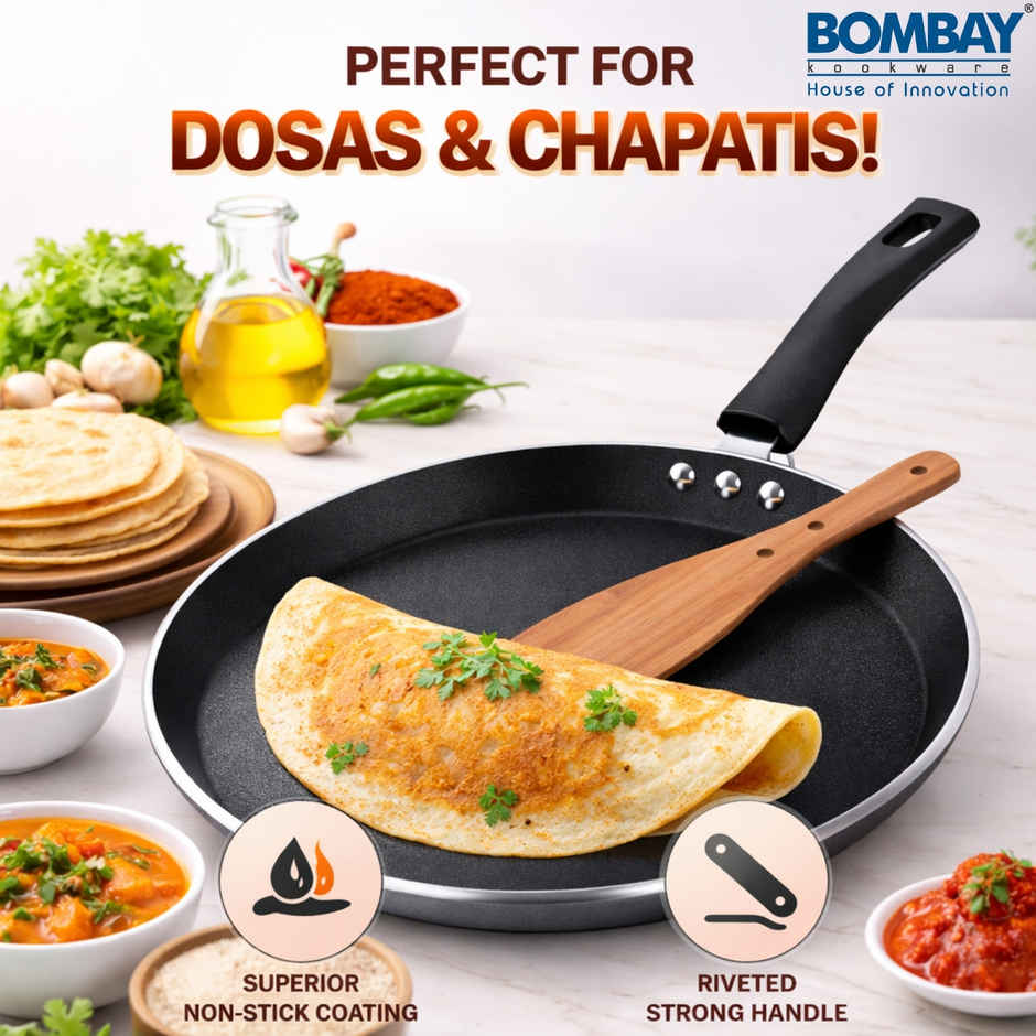 Bombay Kookware Tawa Pan 27Cm
