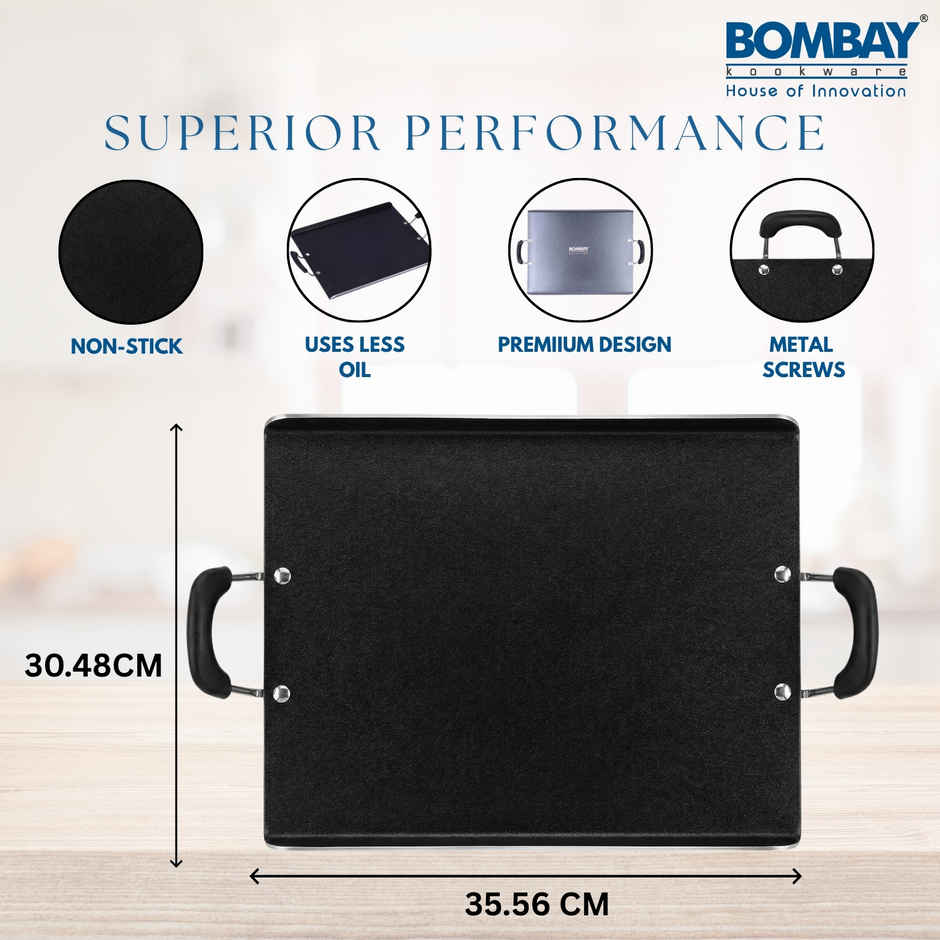 Bombay Kookware Patri Tawa - 14 Inch