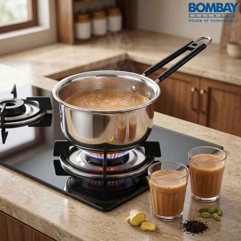 Bombay Kookware Stainless Steel Sauce Pan - 1100 ml