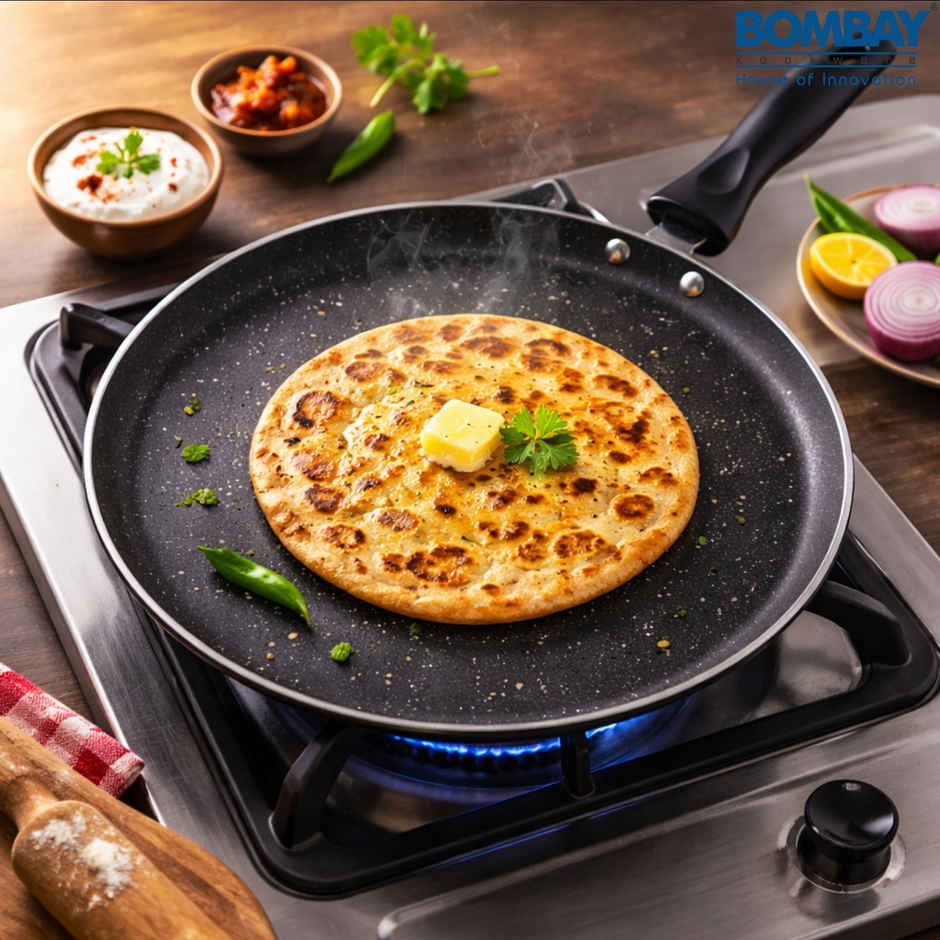 Bombay Kookware Kala Kruti Dosa Tawa 28cm