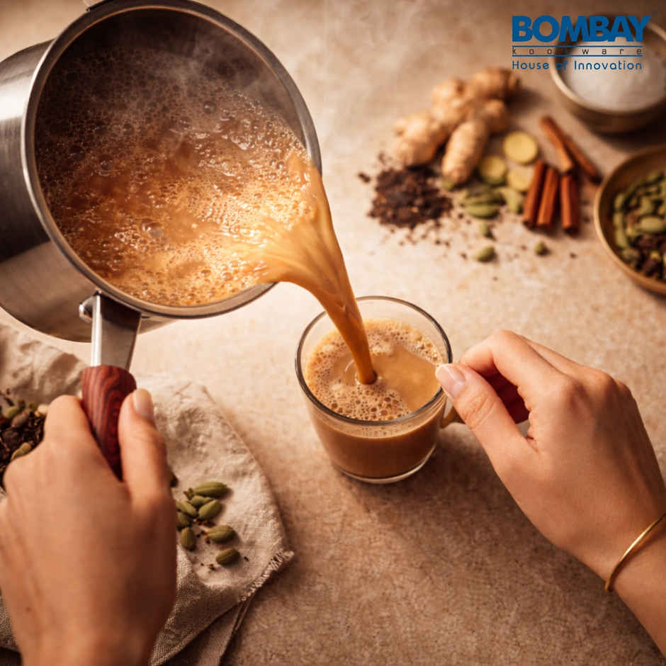 Bombay Kookware Triply Sauce Pan | 14cm | Induction Compatible