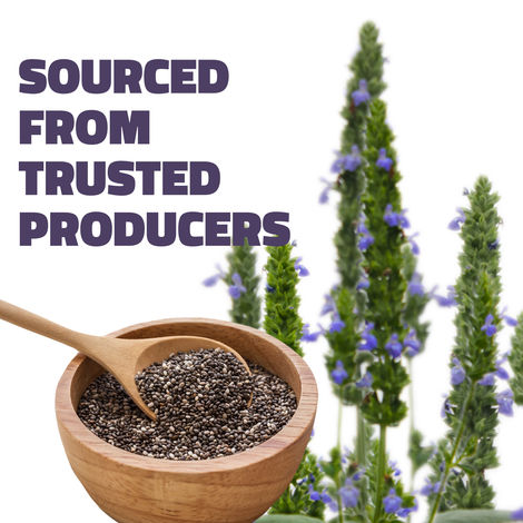 Farmley Premium Natural Chia Seeds Jar Rich In Protein & Fiber