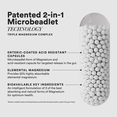 Wellbeing Nutrition Slow Triple Magnesium Complex with Glycinate, Aquamin Citrate & Threonate