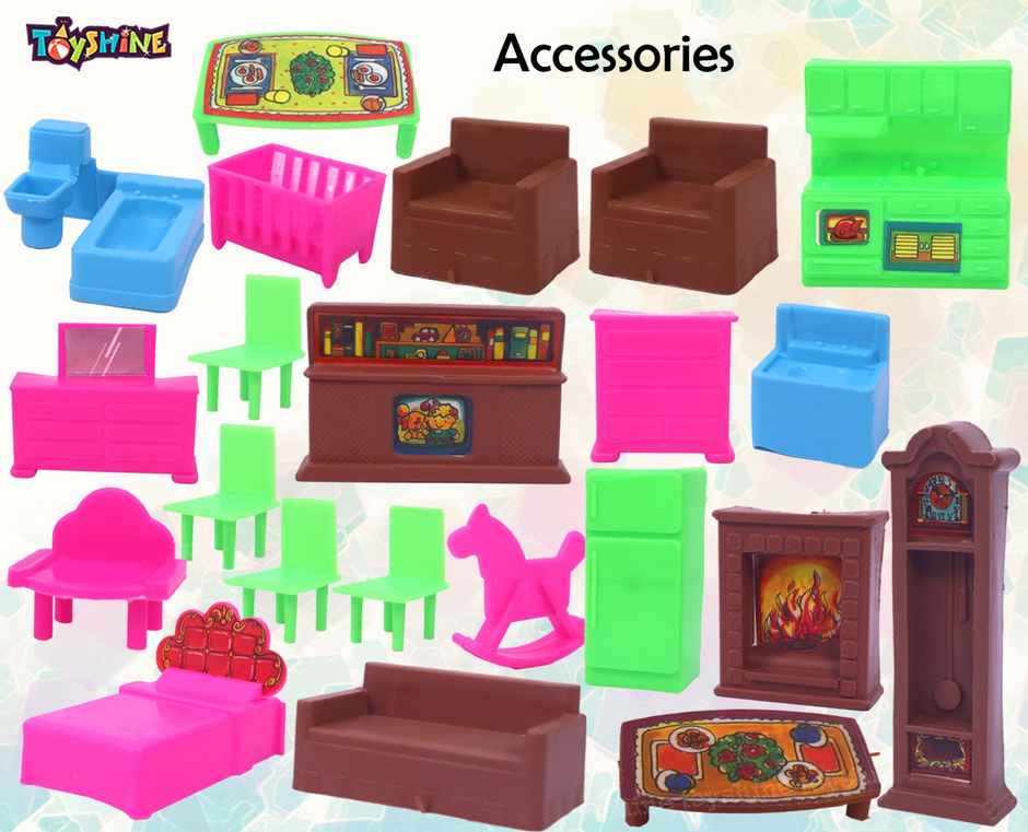 Toyshine Naira's Home Sweet Dream DIY Doll House Learning Game (Multicolor, 3+ Years)