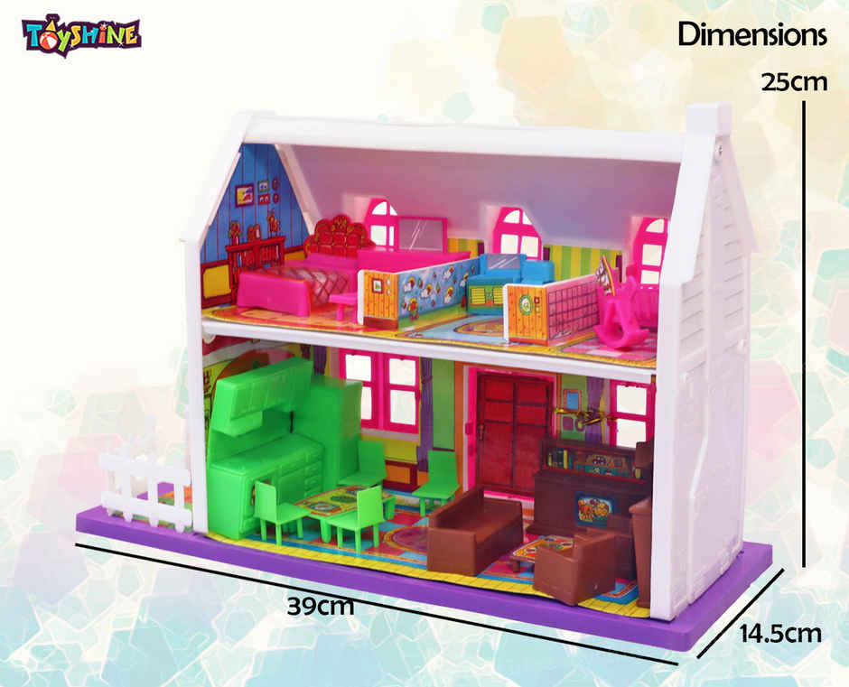 Toyshine Naira's Home Sweet Dream DIY Doll House Learning Game (Multicolor, 3+ Years)