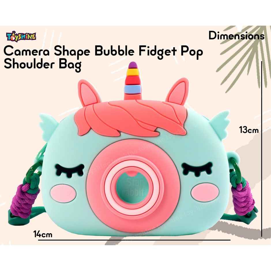 Toyshine Camera Shape Pop Fidget Crossbody Bag | Green