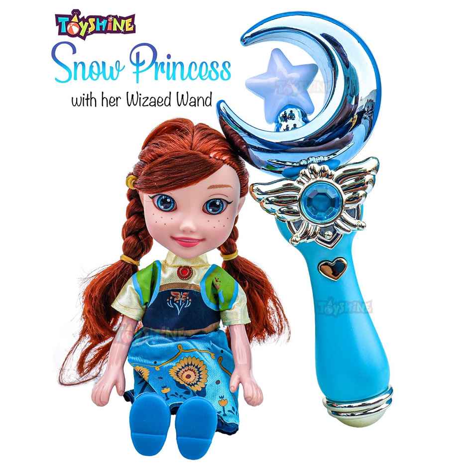 Toyshine Magic Wand & Doll Set Musical Lights Toy
