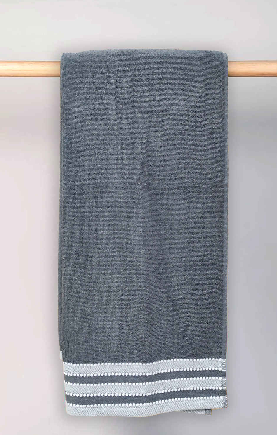 BAY6 Microfibre Moxy Bath Towel Grey - 70 x 140 cm
