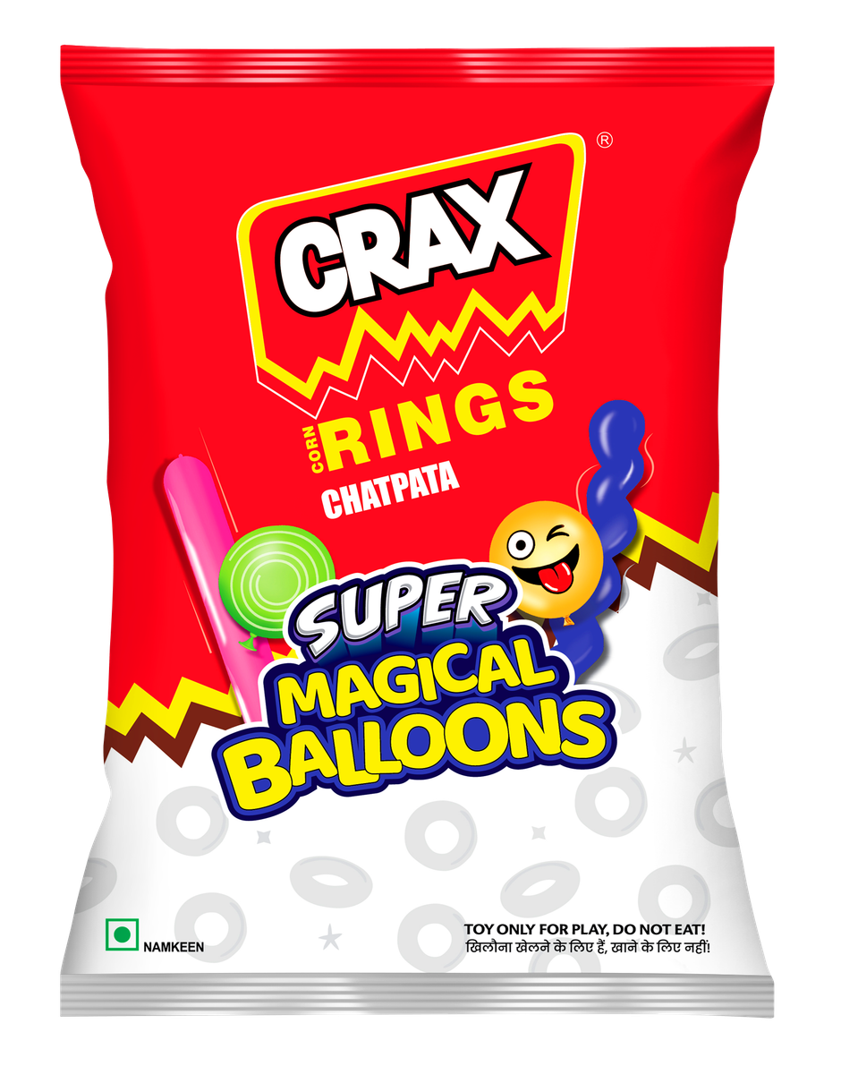 Crax Corn Rings Chatpata Masala Puff Snacks