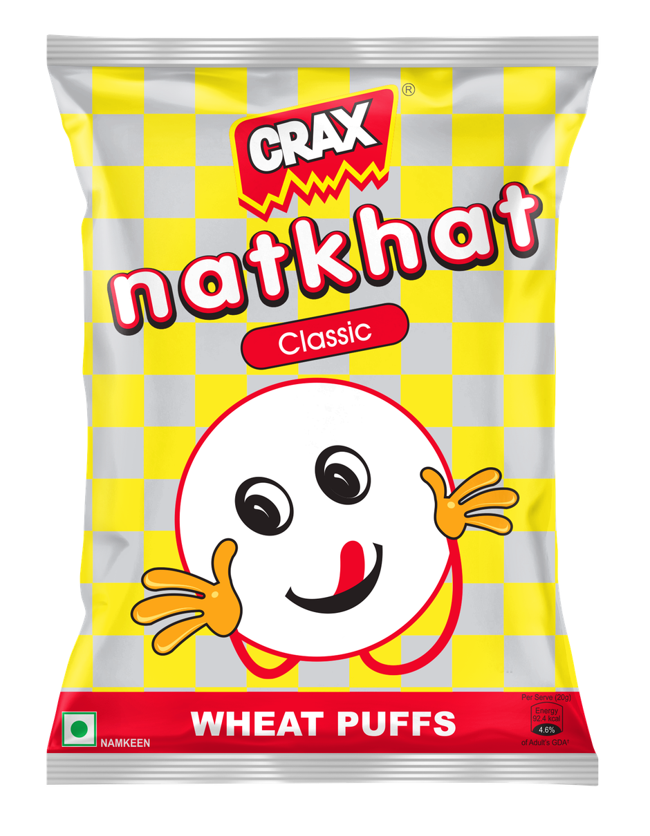 Crax Natkhat Classic Wheat Puff Snacks
