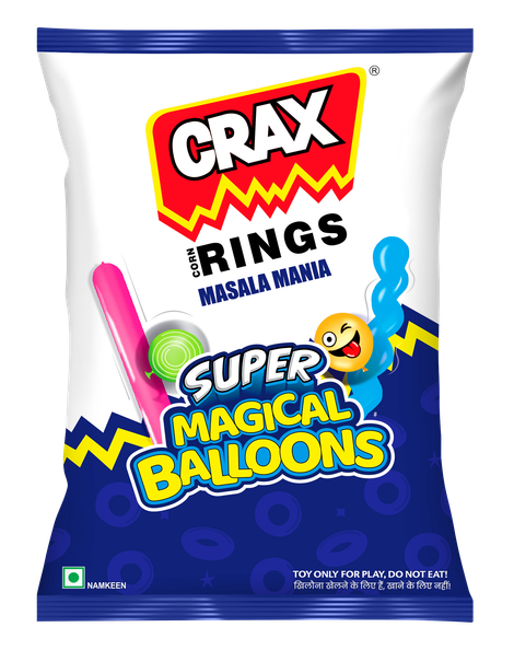 Crax Corn Rings Masala Mania Puff Snacks