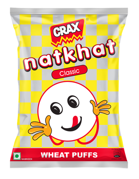 Crax Natkhat Classic Wheat Puff Snacks