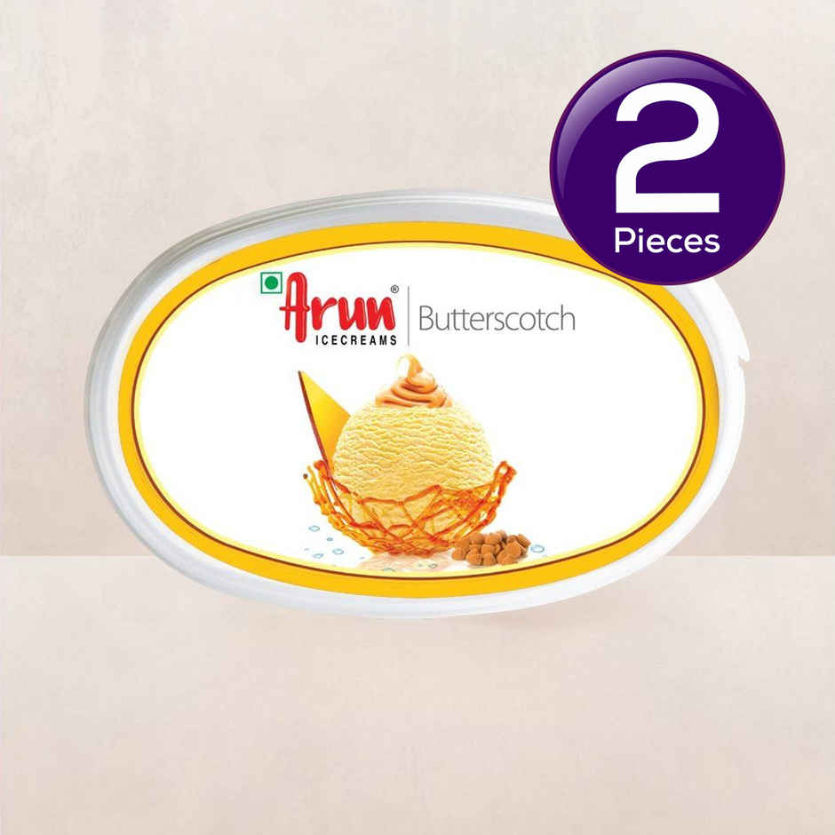 Arun Icecreams Butterscotch Ice Cream Tub Combo