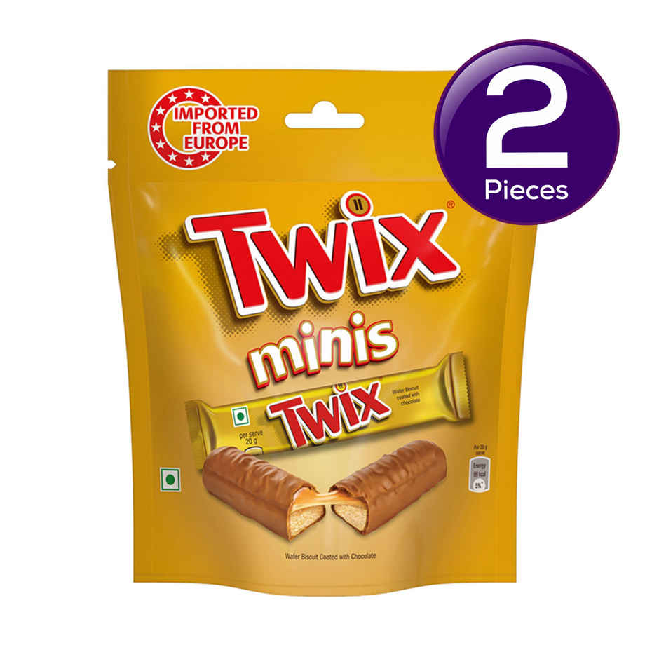 Twix Minis Cookie Caramel Chocolate Pack Combo