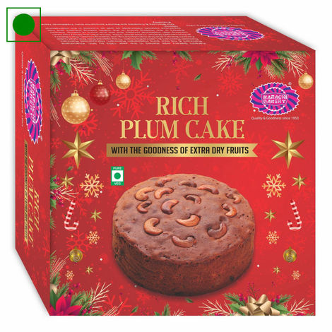 Karachi Bakery Veg Plum Cake (Eggless / Veg)