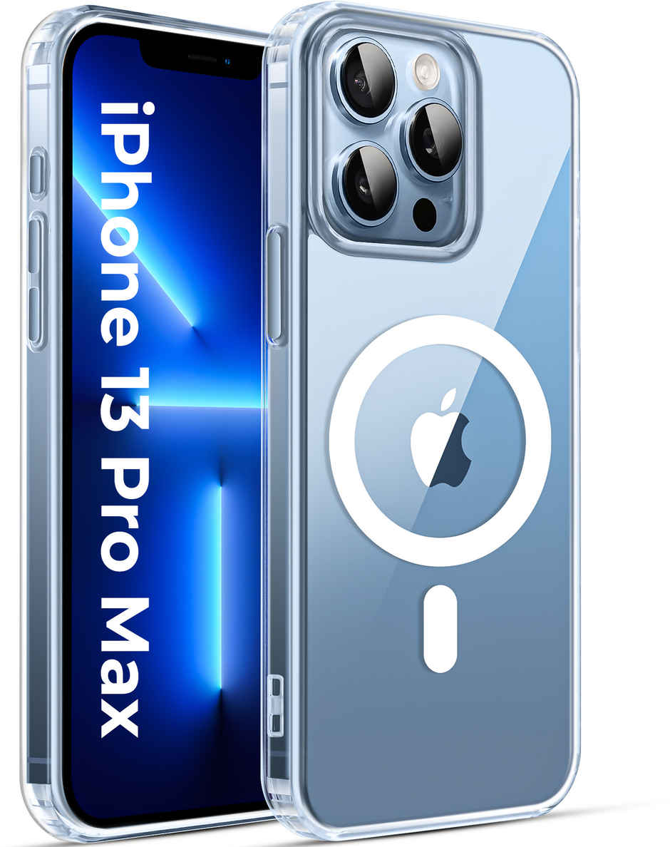 Artistque Case for Iphone 13 Pro Max Back Cover - Transparent Clear Magsafe