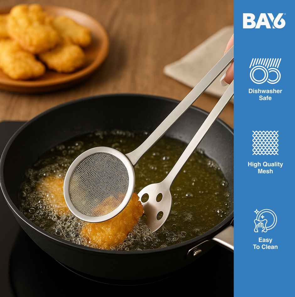 BAY6 Steel Frying Tong
