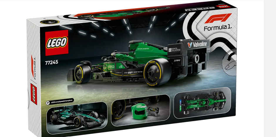 LEGO Speed Champions Aston Martin Aramco F1 AMR24 Race Car Vehicle Set 77245 Building Blocks Toys
