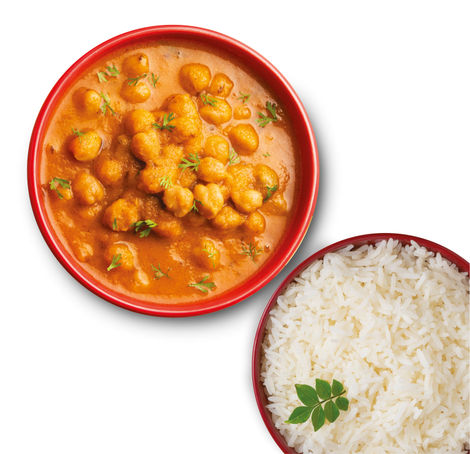 Chhapanbhog Chhole with Plain Rice