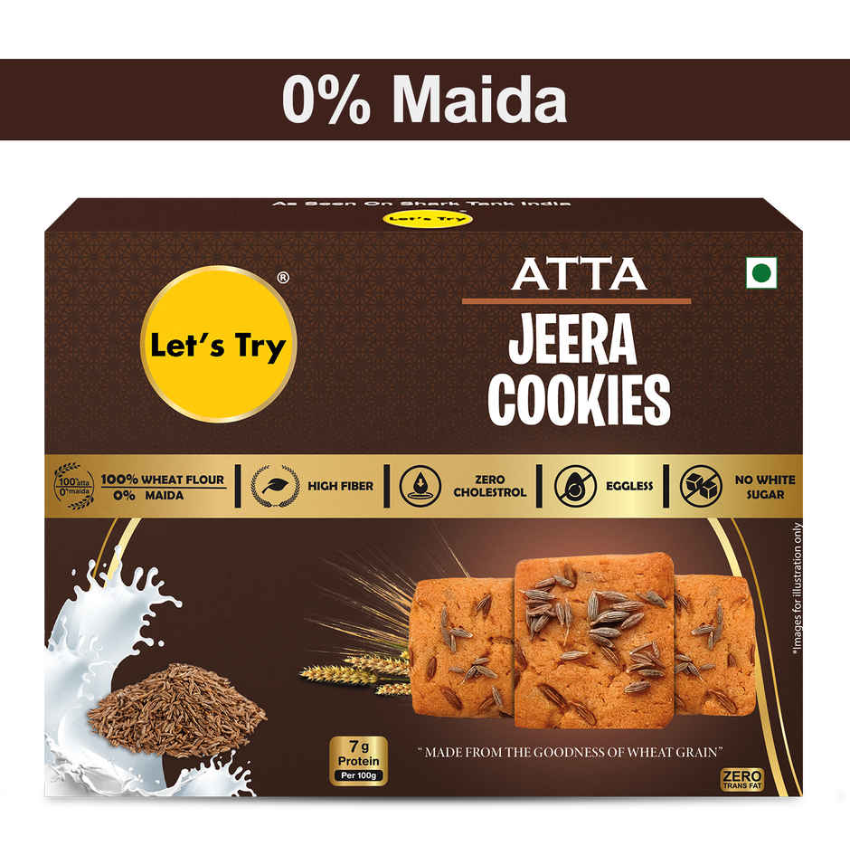 Let's Try Atta Jeera Cookies