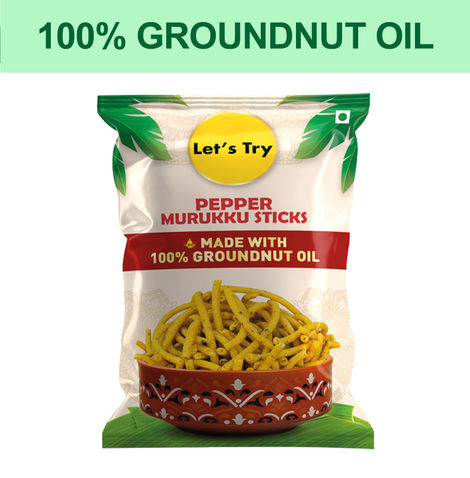 Let's Try Pepper Murukku Sticks