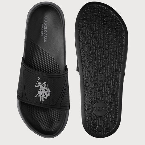 U.S. Polo Assn. | Men Phil Sliders | Black | UK 7