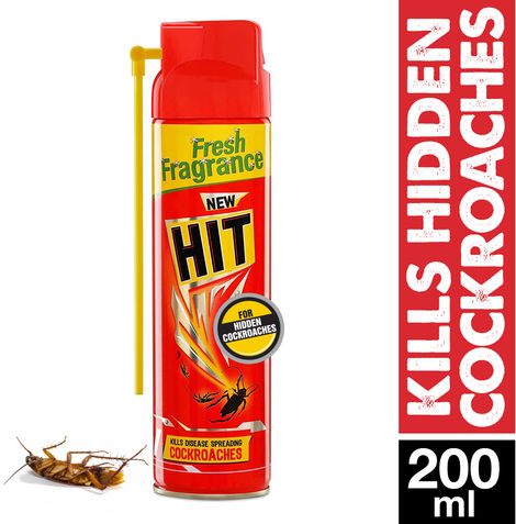 Hit Crawling Cockroach Killer Spray with Deep-Reach Nozzle Combo