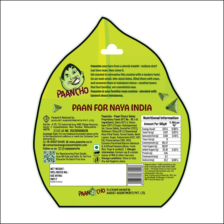 Loyka Paancho Choco Dates Paan