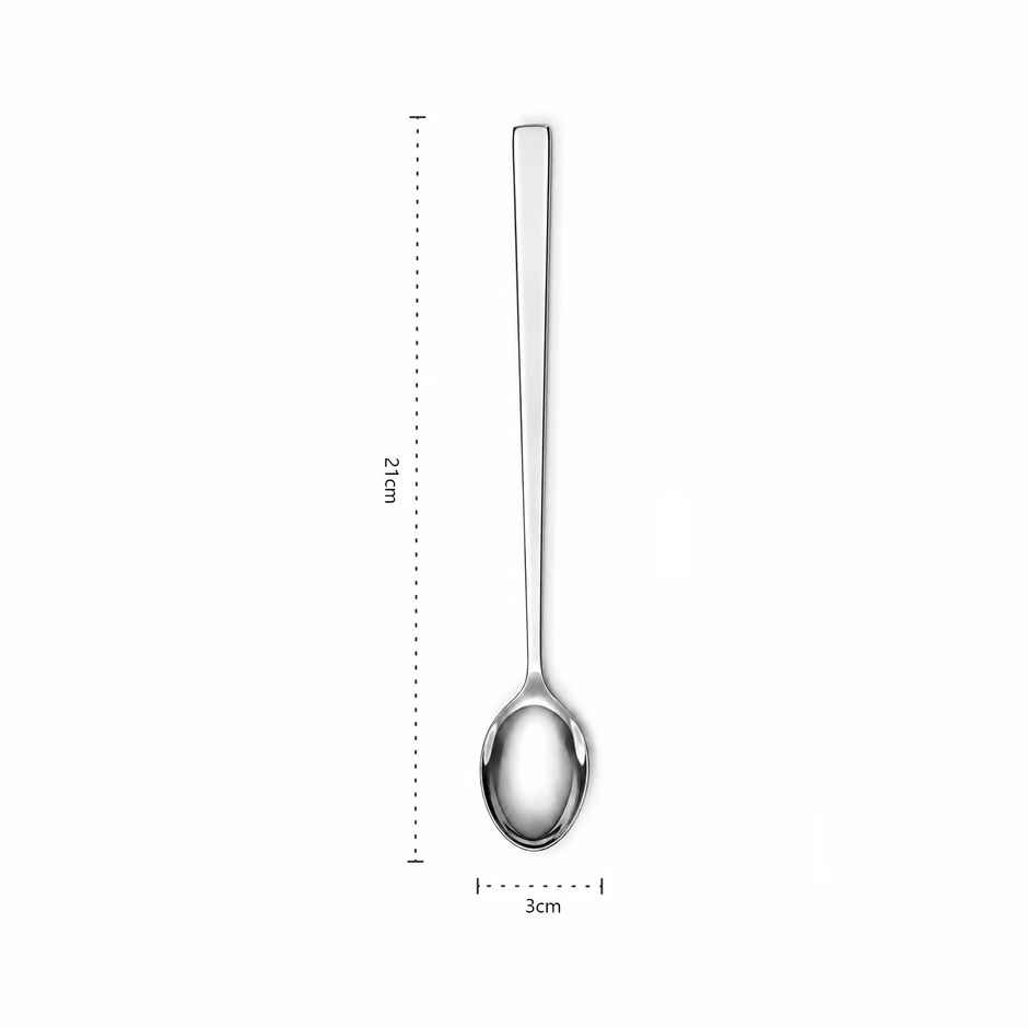 Petals 2Pcs Stainless Steel |  Long Falooda Soda Spoon