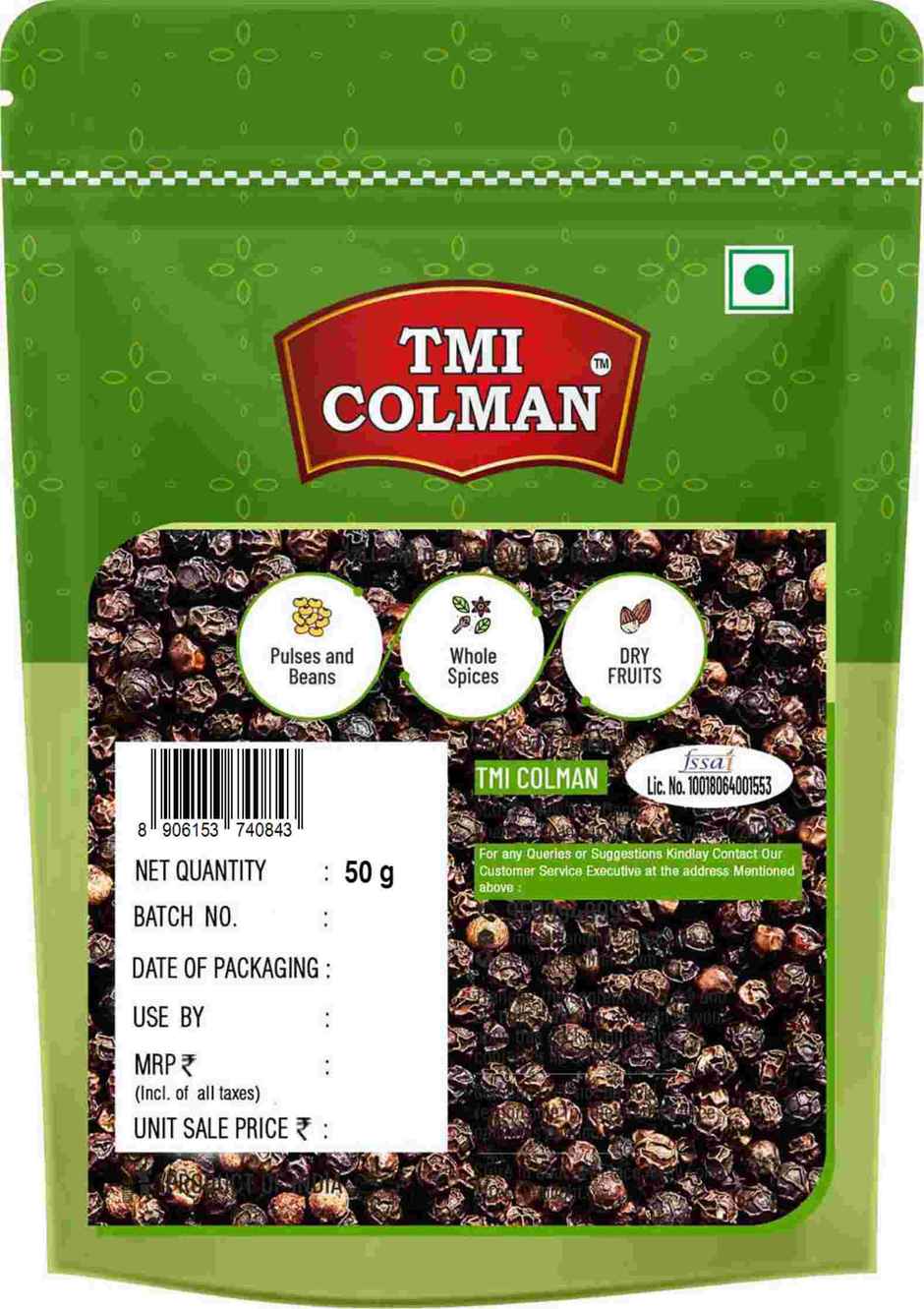 TMI COLMAN Kaali Mirch Black Pepper