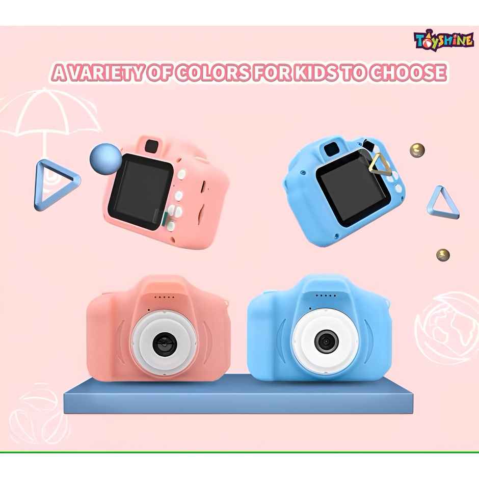 Toyshine Kids Digital Camera 2.0 Inch Screen | Snake Game | 32GB Support | Blue